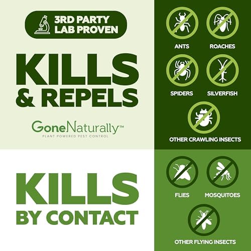 Spray de Aceite de Hierba Limón para Insectos – Repelente y Spray para el Hogar – Mata y Repele Hormigas, Cucarachas, Arañas, Moscas, Mosquitos y Más - imagen 4