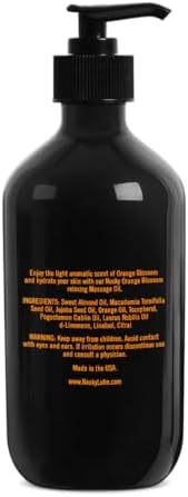 Aceite de Masaje Nooky Flor de Naranjo con Jojoba y Aceites Esenciales, 16 Onzas - imagen 7