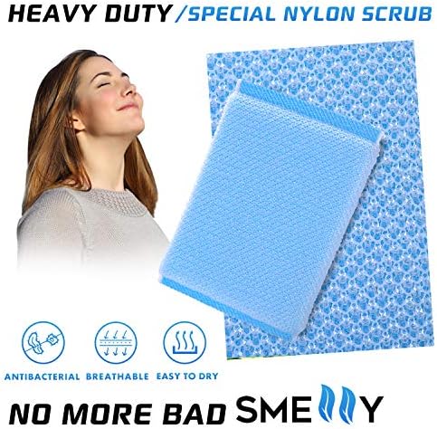 Paquete de 12 Esponjas de Nylon para Limpiar, Duraderas y Reutilizables, Almohadillas de Limpieza Multiusos para Cocina y Baño - imagen 2