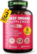 Suplemento de Órganos de Res Next Form para Mujeres 6 en 1 - Equilibrio Hormonal y Energía - 100% Alimentado con Pasto - 180 Cápsulas - imagen 1