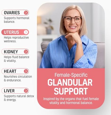 Suplemento de Órganos de Res Next Form para Mujeres 6 en 1 - Equilibrio Hormonal y Energía - 100% Alimentado con Pasto - 180 Cápsulas - imagen 5