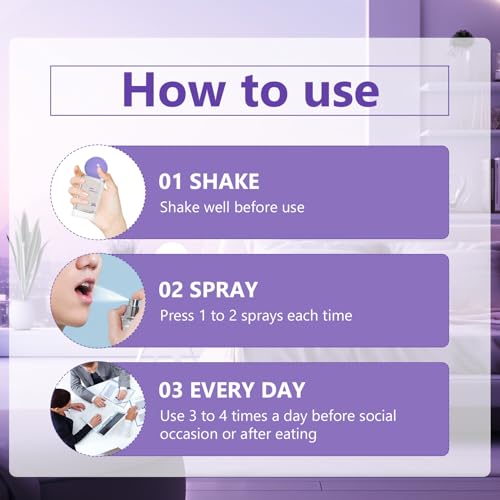 Spray Oral Probiotico 2 Piezas para Frescura Duradera, Spray Bucal Sin Alcohol de 20ml para Cuidado del Aliento, Tamaño Viaje - imagen 7