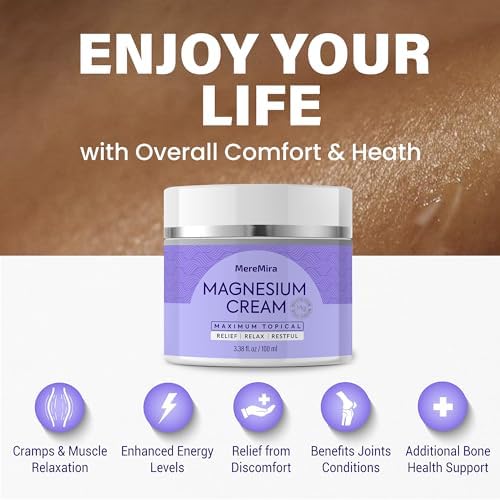 Crema de Magnesio para Dormir y Alivio Muscular: Loción Calmante Nocturna de Relajación Profunda - Cuidado para Piernas y Articulaciones con - imagen 5