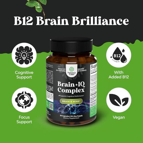 Suplemento Nootrópico para la Memoria - Pastillas para Potenciar el Cerebro y Aumentar Energía Natural - B12, Bacopa Monnieri, Rhodiola, DMAE, Ginkgo - imagen 5