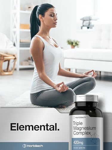 Horbäach Complejo Triple de Magnesio | 420 mg | 250 Cápsulas | Fórmula Sin OGM y Sin Gluten | Suplemento Dietético de Óxido, Citrato y Aspartato de - imagen 6