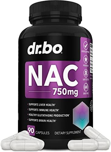 Suplemento NAC N-Acetil Cisteína en Cápsulas de 750mg - Vitamina Pura para Apoyo Diario del Hígado, Limpieza Pulmonar, Desintoxicación Renal y Salud - imagen 1