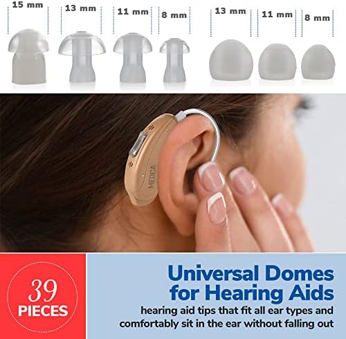 Domos para Audífonos - Domos Universales para Ayudas Auditivas - Tamaños Pequeño, Mediano, Grande y Extra Grande para Reemplazo de Auriculares y - imagen 6