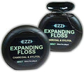 Hilo Dental EZZI Expandible Tejido | Suave y Texturizado con Carbón y Xilitol para Limpiar Óptimamente las Encías | Menta | Grueso y 109 Yardas - imagen 1