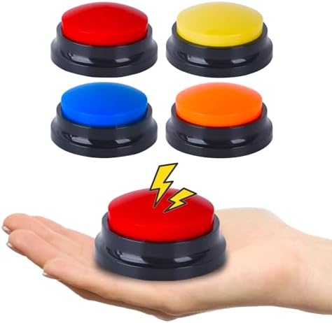 Paquete de 4 Dispositivos de Comunicación AAC Portátiles para Personas con Autismo, Botones de Grabación de Voz para Niños No Verbales, Ideal para - imagen 1
