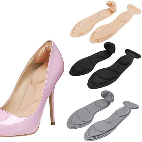 Plantillas para zapatos 2020, almohadillas de esponja con inserciones para tacones altos, alivio de dolor en metatarso/arco y talón (Mujeres 4.5-9.5) - imagen 1