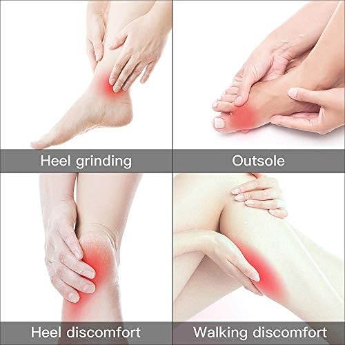 Plantillas para zapatos 2020, almohadillas de esponja con inserciones para tacones altos, alivio de dolor en metatarso/arco y talón (Mujeres 4.5-9.5) - imagen 3