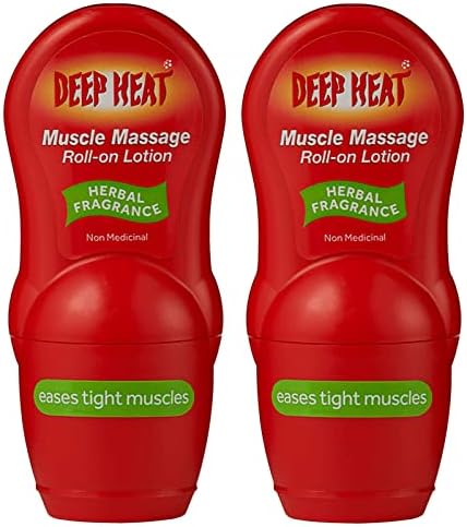 Loción Roll-On para Masaje Muscular Deep Heat 50ml (Paquete de 2) - imagen 1