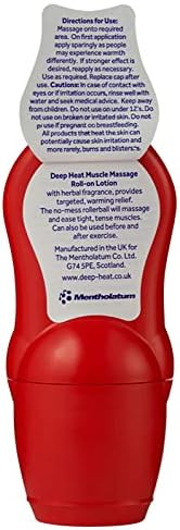 Loción Roll-On para Masaje Muscular Deep Heat 50ml (Paquete de 2) - imagen 4