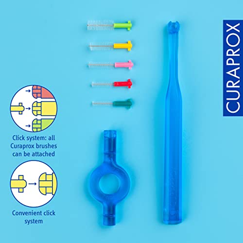 Set de Cepillos Interdentales Curaprox CPS Start – Paquete Mixto con 5 Tamaños de Cepillos y 2 Sujetadores | Limpieza Interdental Completa | Hecho en - imagen 3