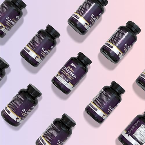 Cápsulas de Elderberry Sambucus NutriFlair, 120 Cápsulas (Suministro de 2 Meses) - Extracto de Saúco con Vitamina C, D3, Zinc y Jengibre - Apoyo - imagen 4