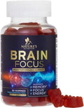 Suplementos para la Memoria y Concentración con Fosfatidilserina, Gummy Nootrópico para la Salud Cerebral, Soporte Cognitivo y Vitaminas B6 y B12 - - imagen 1
