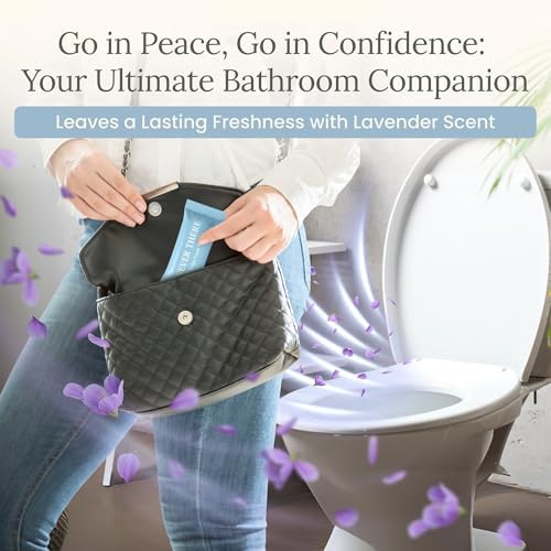 Bolas de Espuma para Inodoro Never There - 14 Piezas, Discretas y Portátiles, Aroma a Lavanda | Refrescante para Baño en Movimiento que Elimina - imagen 8