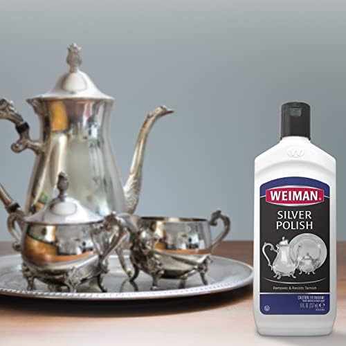 Limpiador de Crema Weiman para Plata 3 en 1, Tecnología Antioxidante, Limpia, Pule, Brilla y Restaura, Elimina y Previene el Deslustre, 8 Oz (Paquete - imagen 6
