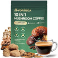 Café de Hongos 10 Variedades con Probióticos (Melena de León, Cordyceps, Cola de Pavo y Más), Suplemento Instantáneo de Ashwagandha para Energía y - imagen 1