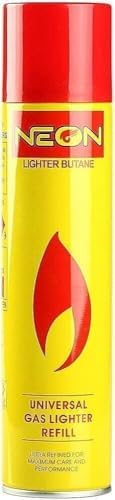 Paquete de 6 - Encendedor de Larga Duración Vezee Fuel Included para BBQ Handi Grill Click Flame - Refillable Butane Gas, Resistente al Viento, Rojo - imagen 3