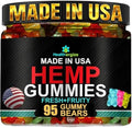 Gomitas de Cáñamo para Dormir, Dulces para la Paz y Relajación - Ositos de Goma Infundidos con Aceite de Semilla de Cáñamo - Omega Natural - Hecho en - imagen 1