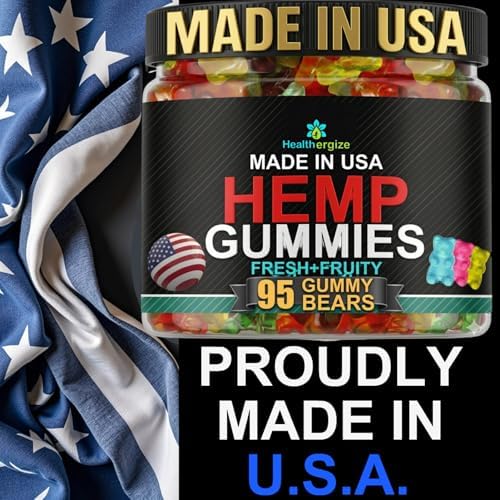 Gomitas de Cáñamo para Dormir, Dulces para la Paz y Relajación - Ositos de Goma Infundidos con Aceite de Semilla de Cáñamo - Omega Natural - Hecho en - imagen 3