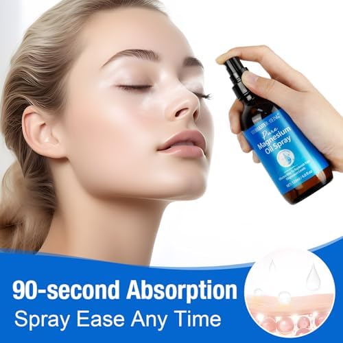 Spray de Magnesio Puro, Aceite de Magnesio Natural en Botella de Vidrio, Fácil de Absorber y Usar 120ml - imagen 6