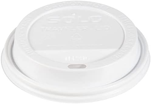 Tapa Blanca SOLO TLP316-0007 para Vaso Caliente SSP y Papel Sin Recubrimiento - 2 Paquetes de 100 (200 Tapas en Total) - imagen 1