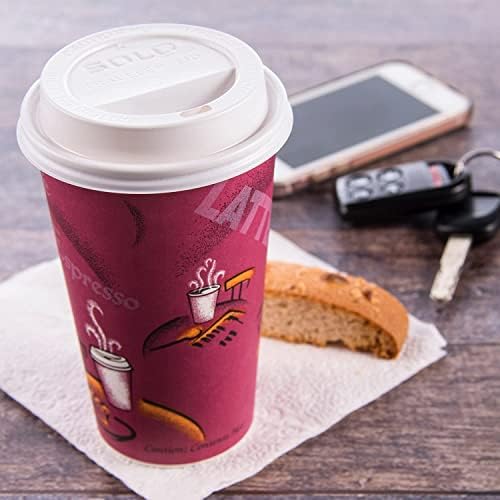 Tapa Blanca SOLO TLP316-0007 para Vaso Caliente SSP y Papel Sin Recubrimiento - 2 Paquetes de 100 (200 Tapas en Total) - imagen 6