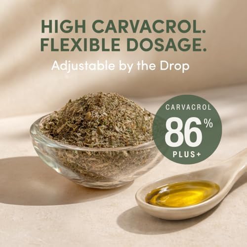 ACEITE DE ORÉGANO AROMAVITA 86-90% Carvacrol – Orgánico USDA – Dosis Flexible – Soporte Inmunológico y Digestivo – Orégano Griego – 30 ml (1 fl. oz) - imagen 5