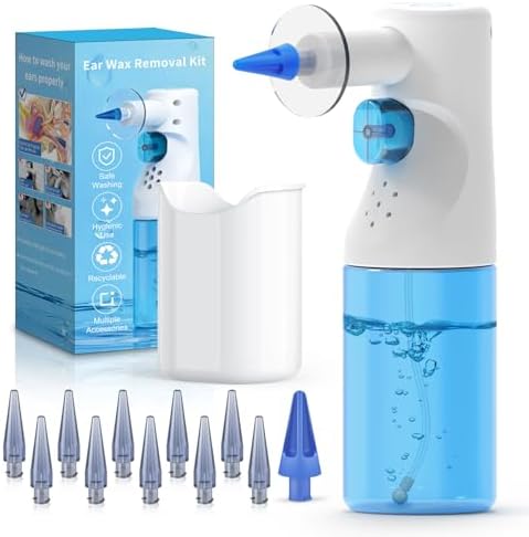 Kit de Irrigación de Oídos Julaiwy, Eliminación Manual de Cerumen, Limpieza Segura de Oídos, Sistema Efectivo de Irrigación, Kit Suave para Adultos y - imagen 1