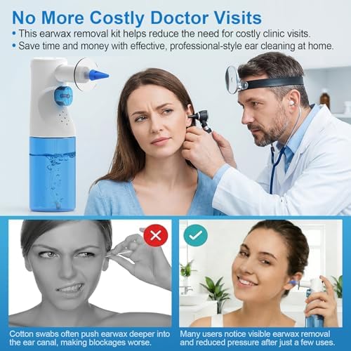 Kit de Irrigación de Oídos Julaiwy, Eliminación Manual de Cerumen, Limpieza Segura de Oídos, Sistema Efectivo de Irrigación, Kit Suave para Adultos y - imagen 3
