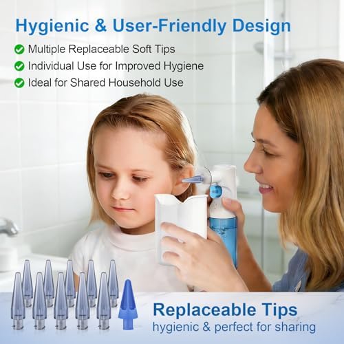 Kit de Irrigación de Oídos Julaiwy, Eliminación Manual de Cerumen, Limpieza Segura de Oídos, Sistema Efectivo de Irrigación, Kit Suave para Adultos y - imagen 4