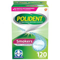 Tabletas Limpiadoras de Dentaduras Polident para Fumadores - 120 Unidades (Paquete de 1) - imagen 1