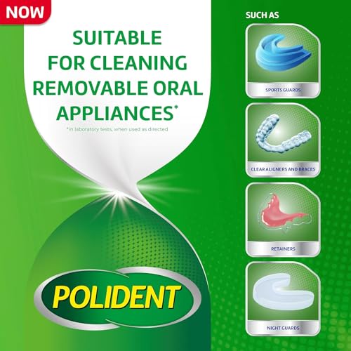 Tabletas Limpiadoras de Dentaduras Polident para Fumadores - 120 Unidades (Paquete de 1) - imagen 3