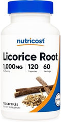 Nutricost Raíz de Regaliz 500mg, 120 Cápsulas - Sin OGM, Libre de Gluten - imagen 1