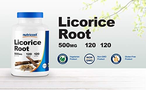 Nutricost Raíz de Regaliz 500mg, 120 Cápsulas - Sin OGM, Libre de Gluten - imagen 3