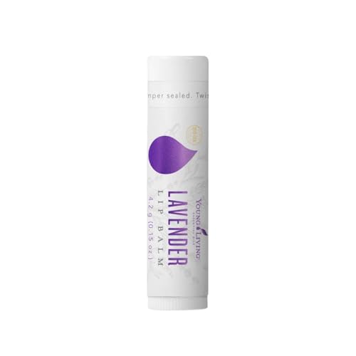 Bálsamo Labial de Lavanda Young Living - 0.15 oz - Aceites Esenciales, Suaviza Labios Secos, Hidratante y Natural, Cuidado Labial Hidratante - imagen 1