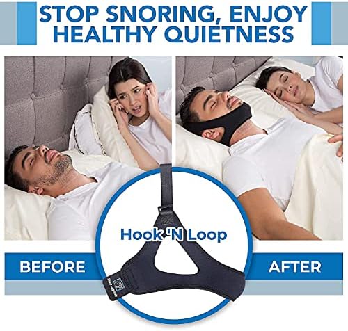 Faja Antisnoring Premium Sleep Legends para Usuarios de CPAP - Faja Ajustable para Mantener la Boca Cerrada y Reducir Ronquidos para Hombres y Mujeres - imagen 2