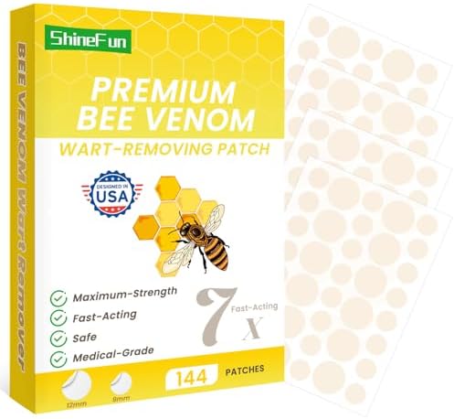 Parches Quitapapas ShineFun con Veneno de Abeja de Máxima Potencia - Rápidos, Indoloros y Portátiles | Ideales para Piel Sensible y Todos los Tonos - imagen 1