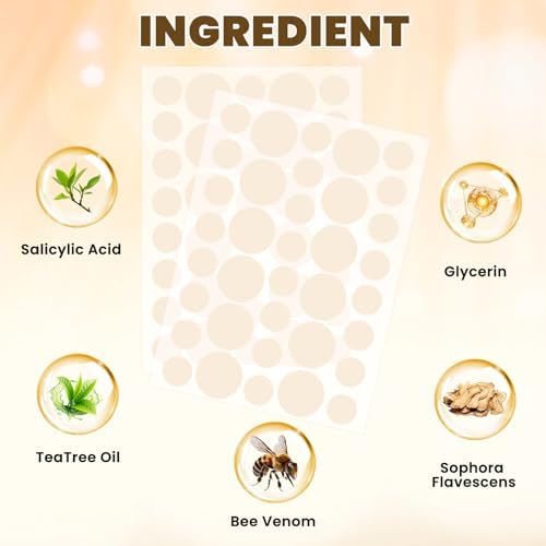 Parches Quitapapas ShineFun con Veneno de Abeja de Máxima Potencia - Rápidos, Indoloros y Portátiles | Ideales para Piel Sensible y Todos los Tonos - imagen 2