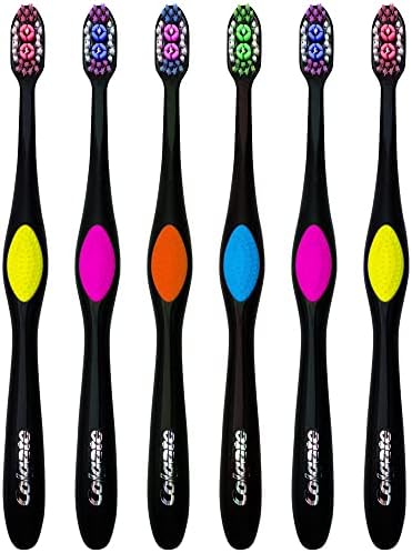 Cepillo de Dientes Colgate 360 Fresh N' Protect, Ultra Compacto, Suave (Colores Pueden Variar) - Paquete de 6 - imagen 2