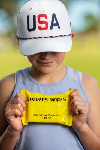 Toallitas Deportivas - Hidratante SPF 50, Biodegradables, Impermeables, Protección Solar - imagen 2