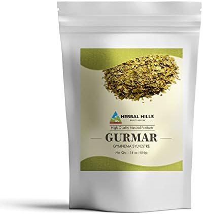 Polvo de Gurmar HERBAL HILLS (Gymnema sylvestre) | 16 Oz (454 G) | Ayuda a Mantener Niveles Normales de Glucosa - imagen 1