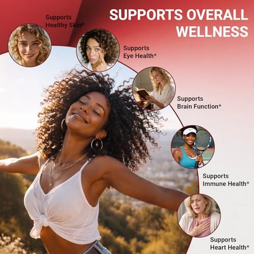 Suplemento Antioxidante ESTHFGPSV Premium Astaxantina 12mg con Vitamina E – 120 Softgels, Suministro para 4 Meses, Fuente de Microalgas, Apoya la - imagen 3