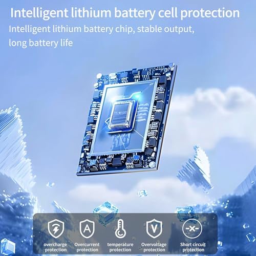 Baterías Recargables de Litio LINENGXIA 9V 1100mAh (Paquete de 2, Verde) con Cable Tipo-C | 1200 Ciclos de Vida | Protección contra Sobrecarga y - imagen 6