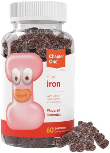 Gomitas de Hierro Zahler con Vitamina C - Suplemento Kosher para Mujeres, Hombres y Niños - Fácil de Digerir - 60 Unidades - imagen 1