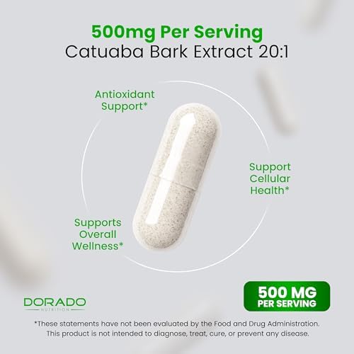 Extracto de Corteza de Catuaba 10,000mg por Porción (120 Cápsulas) - Aumenta Energía y Resistencia - Hecho en EE. UU. - Sin Gluten y No Transgénico - - imagen 4