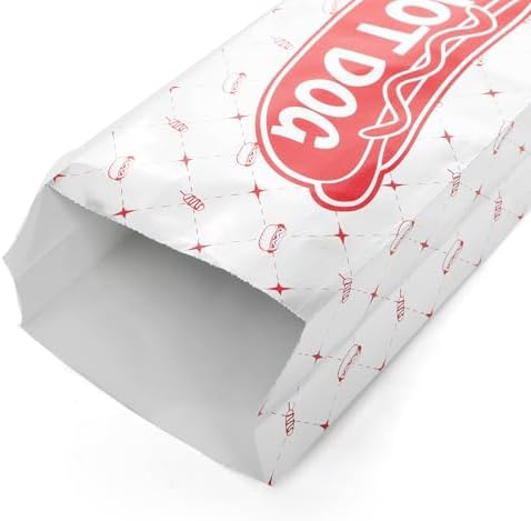 Suwimut 200 Piezas de Papel Aluminio para Hot Dogs, 9.5 x 3.5 Pulgadas, Fundas Desechables Resistentes a Grasas para Fiestas, Comida Rápida y BBQ - imagen 3