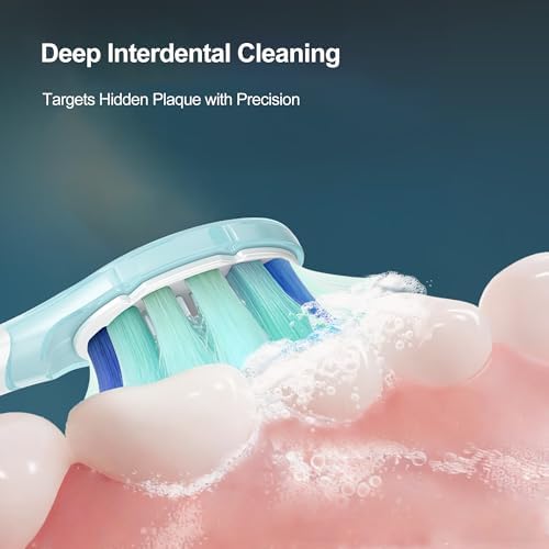 Cabezas de cepillo de dientes de repuesto contorneadas en 3D compatibles con Philips Sonicare, 2 en 1, para dientes y encías sensibles, limpieza - imagen 3